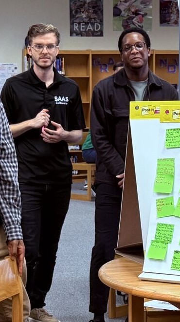 The BAAS team facilitating a hands-on planning workshop