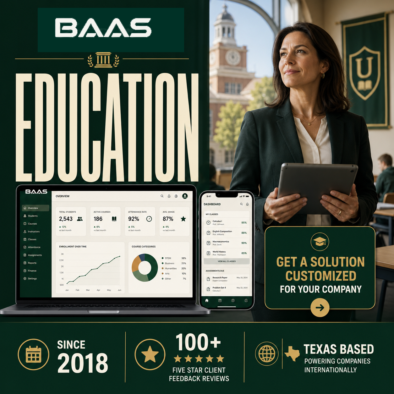 Education industry illustration